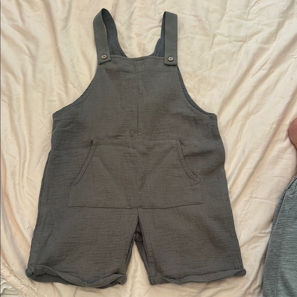 Rylee + Cru Gray Jumpsuit for Kids